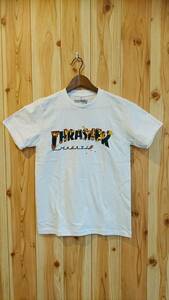 スラッシャー（THRASHER）・スケーター系Ｔシャツ・新品・入荷・Ｍサイズ・白・激安超特価・⑦