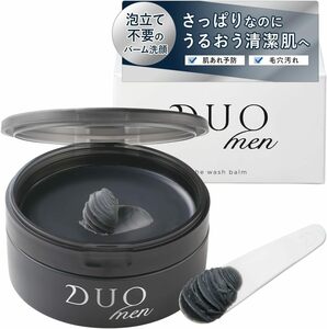 【送料無料】☆DUOmen ザ ウォッシュバーム 洗顔料 洗顔フォーム W洗顔不要 DUO MEN デュオメン まつエクOK 毛穴 黒ずみ（新品・未使用）