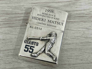 ZIPPO HIDEKI MATSUI 松井秀喜 NO.0514 1988 CENTRAL LEAGUE HOME RUN &RUN BATTED IN KING 1998年製