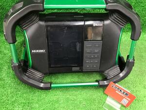 【中古品】★HiKOKI(旧日立工機) コードレスラジオ UR18DSDL(S)(NN) 蓄電池・充電器別売り　/ITY9WVJY3JHP