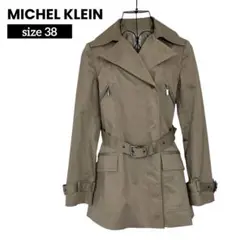 【MICHEL KLEIN】　トレンチコート　ベージュ　38