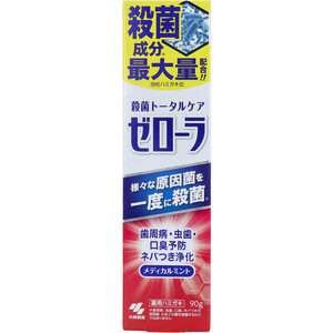 【まとめ買う】薬用ハミガキ ゼローラ メディカルミントの香り 90g×12個セット