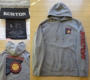 【BURTON】M SEQUOIA プルオーバー スウェットパーカー グレー SIZE:US-L /JPN-XL (バートン,フーディ,Analog,ak)