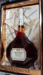 【未開封新品長期保管品】ヴィルヌーヴ ブリリアント VILLENEUVE BRILLIANT ビルヌーブ コニャック ブランデー COGNAC 箱入り 輸入品 古酒