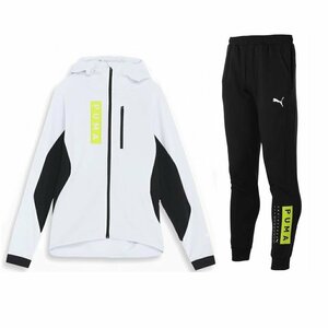 ★プーマ PUMA 新品 メンズ 吸水速乾 ストレッチ ジャケット パンツ 上下セット トラックスーツ Lサイズ [SET525231-42-L] 五 弐★QWER