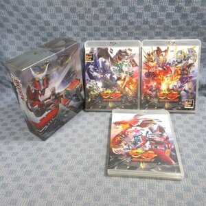 K421●須賀貴匡 松田悟志「仮面ライダー龍騎 Blu-ray BOX 1～3」全3巻セット 初回生産限定特典全巻収納BOX付き(2、3は新品)