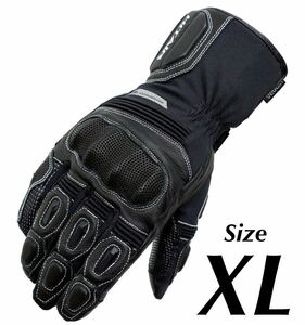 ★アウトレット処分 無限電光 hit-air Glove W8 XLサイズ ヒットエアー 本革 ウインターグローブ グローブ 透湿防水 CE規格 A60725-9