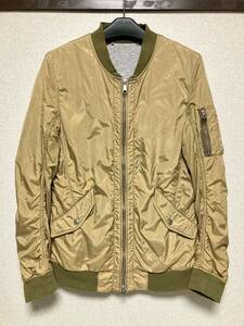 monkey time モンキータイム カーキ MA-1 MA1 フライト ジャケット ブルゾン ミリタリー UNITED ARROWS Beauty&Youth ユナイテッドアローズ