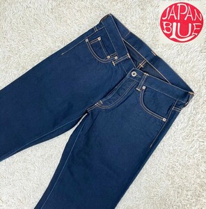 【超美品★】W32 JAPAN BLUE JENS 13.5oz ディープブルージンバブエコットンスキニーデニムパンツ◆JB0202☆ジャパンブルージーンズ (11)