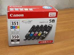 キヤノン（Canon）【純正】BCI-351XL+350XL/5MP【大容量】キャノン 5色マルチパック純正インク