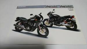 1995年3月販売スズキGSX400インパルスタイプS/GSX400インパルスのカタログです。