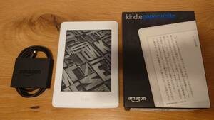 [超美品]Kindle Paperwhite、電子書籍リーダー(第7世代)、Wi-Fi 、4GB、ホワイト