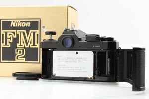 未使用 箱入り★ ニコン Nikon FM2N New FM2 ニューFM2 ブラック 後期型 SLR 35mm フィルムカメラ 一眼レフ 完動品