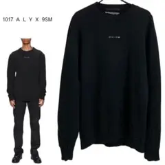 1017 ALYX 9SM アリクス CREW NECK VISUAL ブラック