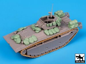 ブラックドッグ T72036 1/72 LVT A4 アクセサリーセット （ ドラゴン用）