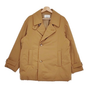 MY PATTED P COAT 中綿入り 定価49500円 223-61403 サイズ1 ピーコート キャメル マイ 4-1217T 253886