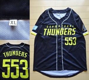 美中古品【群馬クレインサンダーズ】来場特典 553 ベースボールシャツ SIZE:XL その2 (Bリーグ,バスケットボール,応援ユニ)