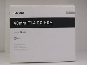 SIGMA 40mm F1.4 DG HSM NIKON 良品 スピード発送