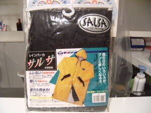 未使用★SALSA COOL RHYHM サルサ レインパーカー★透湿素材 雨具 レインコート アウトドア キャンプ 登山 バイク通勤 通勤 スポーツ観戦