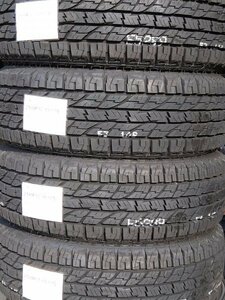 ☆送料無料　G015 225/65R17 102T ヨコハマタイヤ ジオランダー A/T アウトラインホワイトレター　４本　個人宅配達OK　