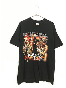 古着 00s IRON MAIDEN 「Dance of Death」 ツアー ヘヴィ メタル ロック Ｔシャツ L