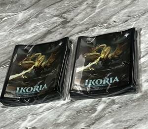 新品未開封 MTG キングギドラ スリーブ 2パック（40枚入×2）イコリア 初回限定特典 IKORIA 巨獣の棲処 ゴジラ マジック・ザ・ギャザリング