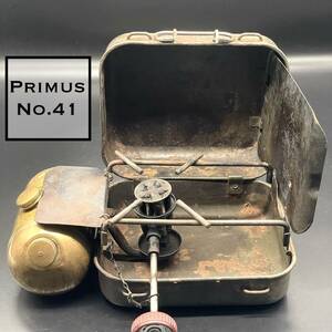 【幻の名器】当時物 ビンテージ PRIMUS No.41 プリムス ストーブ 箱スト 軍用 キャンプ シングルバーナー クッカー スウェーデン製