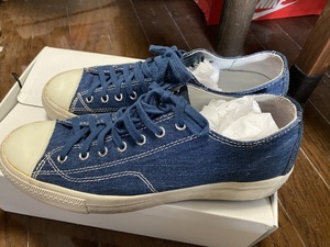 即決！visvim SKAGWAY DENIM LO US10 ネイビー