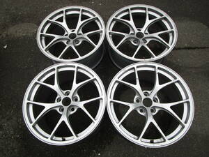 【3196】鍛造 極太 軽量 BBS 19インチ 10.5J +33 PCD114.3 4本 JA327