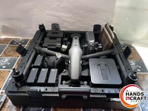 ◆【中古】DJI INSPIRE2SERIES ドローン バッテリー8個 レンズ2個付き 動作確認済み