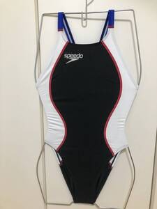 【未使用】スピード SPEEDO 競泳水着 SCW01921N　ファーストスキン　ハイカット Mサイズ　ブラック×ホワイト