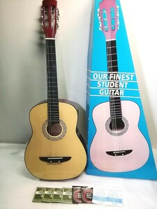 ギター　クラシックギター OUR FINEST STUDENT GUITAR　有限会社 ビッグイレベン　弦楽器　練習用　箱入り 【ジャンク】