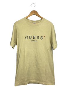 GUESS◆90S/クルーネック/Tシャツ/S/メキシコ製/コットン/クリーム//プリント