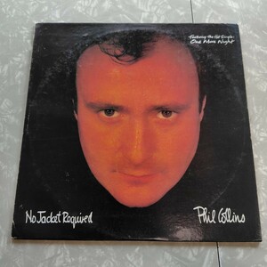 【US盤米盤】PHIL COLLINS NO JACKET REQUIRED フィルコリンズ / LP レコード / 51699-1 / 洋楽ポップス /