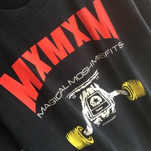 Skater Used Clothing MxMxM THRASHER Graphic Design Tee Shirt スケーター古着 マモミ スラッシャー 両面プリント デザイン Tシャツ S