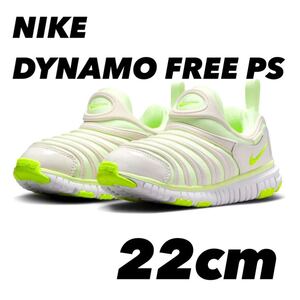 NIKE DYNAMO FREE PS ナイキ ダイナモフリー PS 343738-704 イエロー 22cm