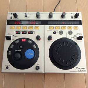 名品 動作品 Pioneer プロフェッショナル用DJエフェクター EFX-500■パイオニア EFX500 多彩なエフェクト機能 アイソレーター AUTO BPM 