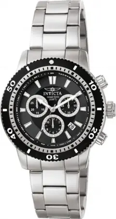 新品INVICTA クォーツクロノグラフダイバーズ腕時計100M防水＄595