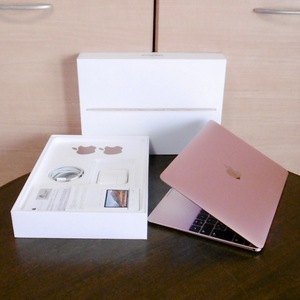 ■MacBook 12 ローズゴールド（1.2GHz/8GB/256GB）付属品完備！■