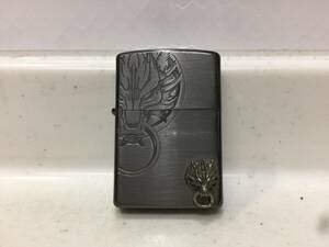 Zippo　ジッポー　FF7 FINAL FANTASY Ⅶ AC ファイナルファンタジー7 クラウディウルフ CLOUDY WOLF　メタル張り　08年製　　　T12　　KJ1