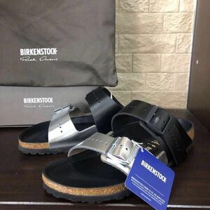 値下げ新品未使用タグ付き　リックオウエンス　Rick owens ビルケンシュトック　BIRKENSTOCK サンダル　保管袋付　