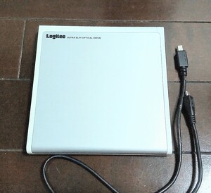 Android用CD録音ドライブ【Logitec/ロジテック】LDV-PMH8U2RWH（URTRA SLIM OPTICAL DRIVE）※一応ジャンク扱い