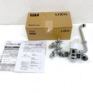 秦野店【未使用品】1-34 LIXIL リクシル シングルレバー 混合水栓 SF-WL435SY 壁付シングル 節湯 C1 泡まつ セラミック 呼び径13mm