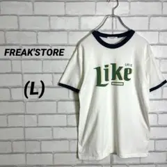 フリークスストア　LIKEカットソーTシャツ 白　ヴィンテージ　夏　フリーサイズ