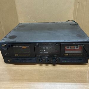 TA-768☆100サイズ☆ A&D カセットデッキ GX-W4500 通電確認済み 