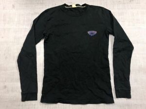 トミーヒルフィガー TOMMY HILFIGER ストリート バックプリント有 長袖Tシャツ カットソー メンズ M 黒