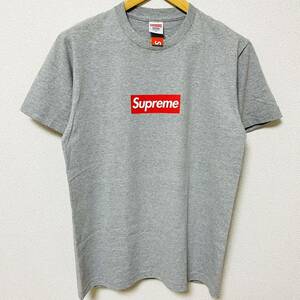 新品 Supreme 20th Anniversary Box Logo Tee Heather Grey Red M 14ss 2014年 ヘザーグレー ボックスロゴ 新品未使用 タグ付き 納品書付き