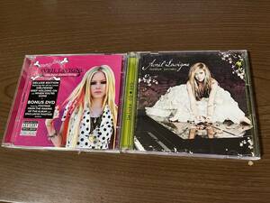 Avril Lavigne 二枚セット『THE BEST DAMN THING』『Goodbye Lullaby』(CD×2)