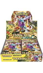 シュリンク付き ポケモンカードゲーム ポケカ ワイルドフォース 1BOX 強化拡張パック スカーレット バイオレット トレカ