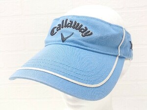 ◇ Callaway キャロウェイ NEW ERA ニューエラ スナップバック サンバイザー ブルー ONE *